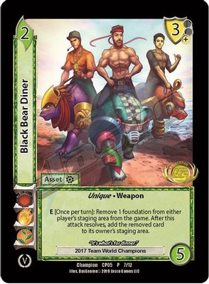 Black Bear Diner (Champion Batch V Promo)