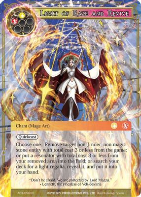 Light of Raze and Revive
