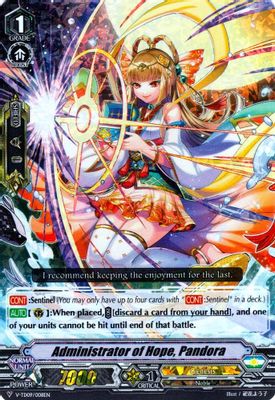 Administrator of Hope, Pandora (RRR Foil)