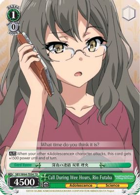 Call During Wee Hours, Rio Futaba