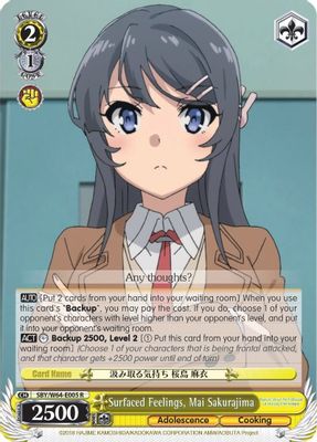 Surfaced Feelings, Mai Sakurajima