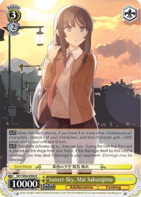 Sunset Sky, Mai Sakurajima