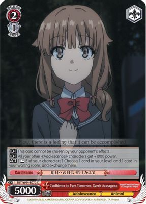 Confidence to Face Tomorrow, Kaede Azusagawa
