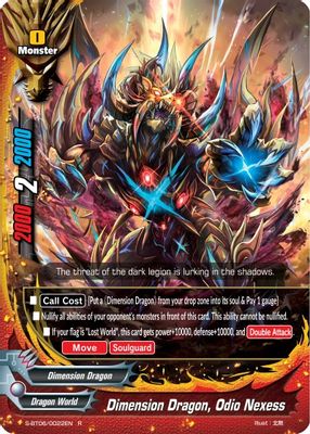Dimension Dragon, Odio Nexess