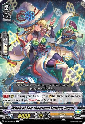 Witch of Ten-thousand Turtles, Caper