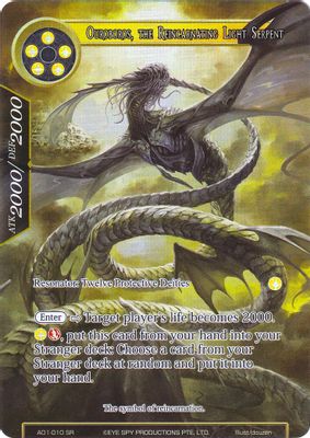 Ouroboros, the Reincarnating Light Serpent (Full Art)