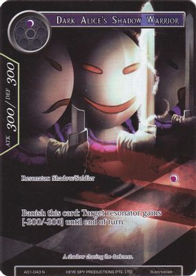 Dark Alice's Shadow Warrior (Full Art)