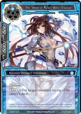 Twin Swords of Water's Mercy (Stranger)