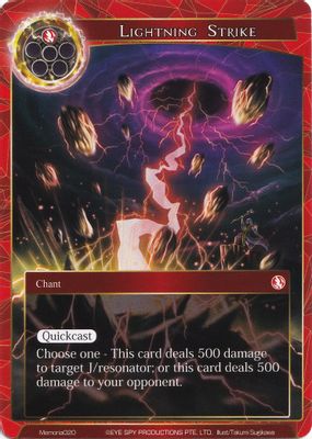 Lightning Strike - Memoria020