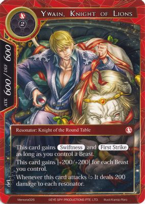 Ywain, Knight of Lions