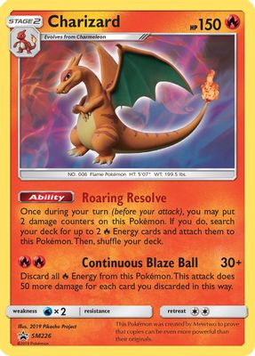 Charizard card