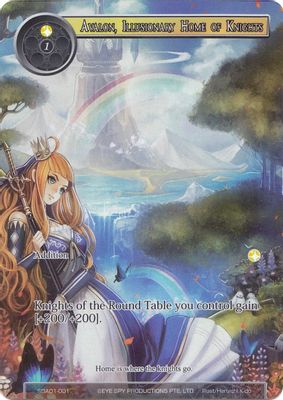 Avalon, Illusionary Home of Knights (Full Art)
