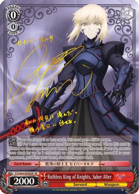 Ruthless King of Knights, Saber Alter (SP)