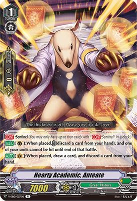 Hearty Academic, Anteate