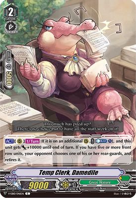 Temp Clerk, Damedile