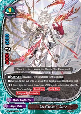 “Roi Flammes” Blanc