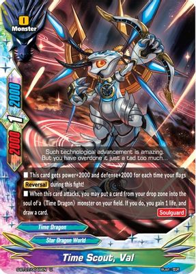 Time Scout, Val