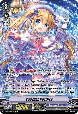 Top Idol, Pacifica (SP)