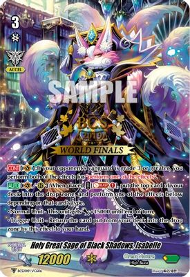 Holy Great Sage of Black Shadows, Isabelle