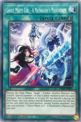 Ghost Meets Girl - A Mayakashi's Manuscript