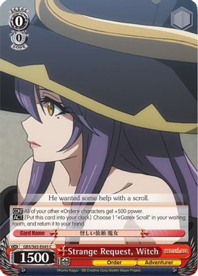 Strange Request, Witch