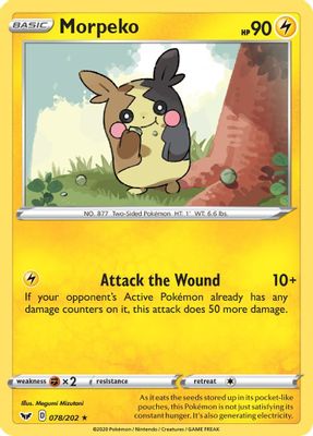 Morpeko, SWSH01: Sword & Shield Base Set #078/202