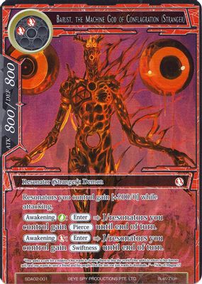 Barust, the Machine God of Conflagration (Stranger) (Full Art)