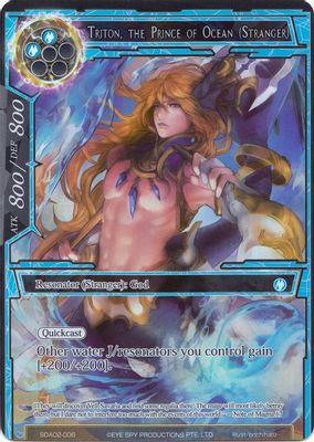 Triton, the Prince of Ocean (Stranger) (Full Art)