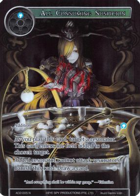 All Consuming Suspicion (Full Art)
