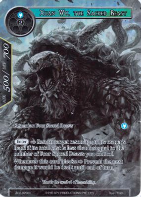 Xuan Wu, the Sacred Beast (Full Art)