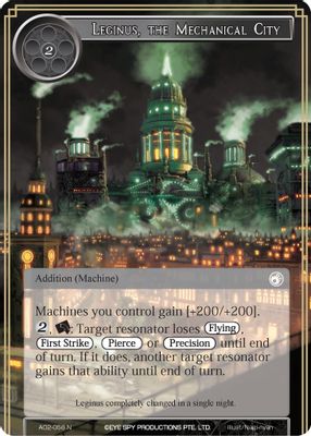 Leginus, the Mechanical City