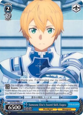 Someone Else's Sword Skill, Eugeo