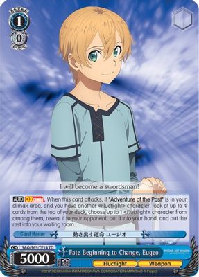 Fate Beginning to Change, Eugeo