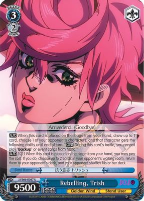 Rebelling, Trish