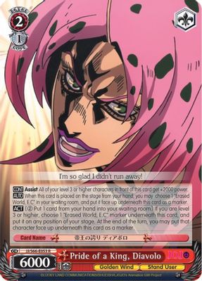 Pride of a King, Diavolo
