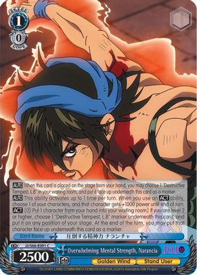 Overwhelming Mental Strength, Narancia