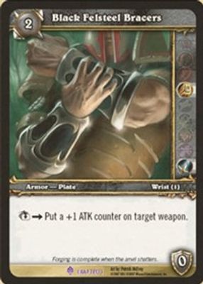 Black Felsteel Bracers