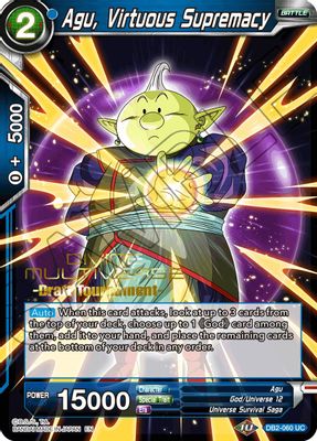 Agu, Virtuous Supremacy (Divine Multiverse Draft Tournament)