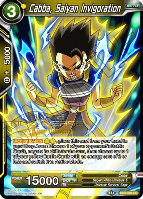Cabba, Saiyan Invigoration (Divine Multiverse Draft Tournament)