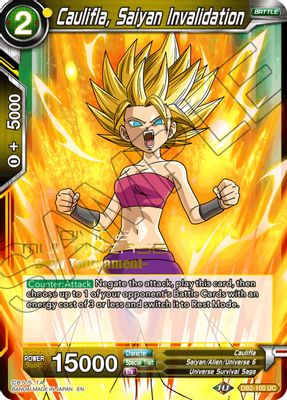 Caulifla, Saiyan Invalidation (Divine Multiverse Draft Tournament)