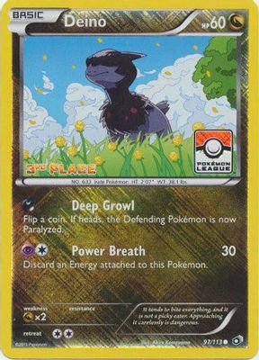 Deino - 97/113 (Pokemon League) [3rd Place]
