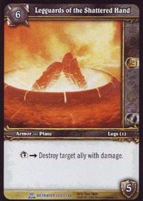 Legguards of the Shattered Hand