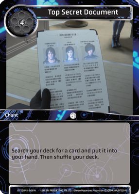 Top Secret Document