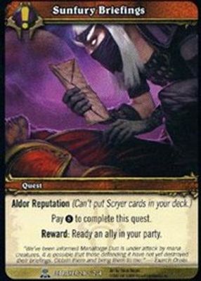 Sunfury Briefings