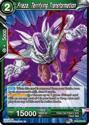 Frieza, Terrifying Transformation