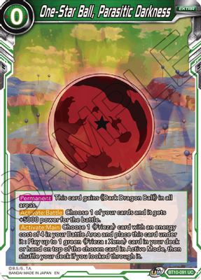 One-Star Ball, Parasitic Darkness