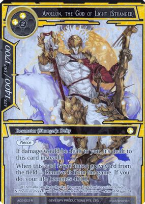 Apollon, the God of Light (Stranger) (Full Art)