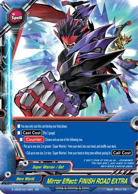 Mirror Effect: FINISH ROAD EXTRA