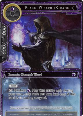 Black Wizard (Stranger) (Full Art)