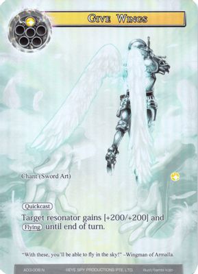Give Wings (Full Art)